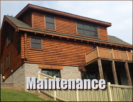  Swannanoa, North Carolina Log Home Maintenance