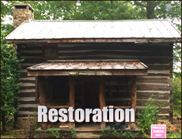 Historic Log Cabin Restoration  Swannanoa, North Carolina
